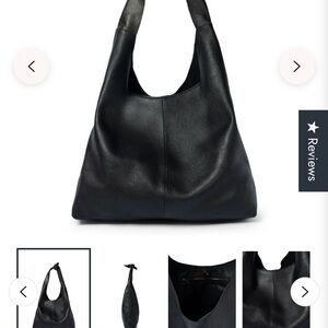 RISA Vancouver Knot Leather Shoulder Bag